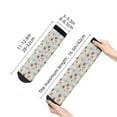 thumbnail image 2 of Salouo Funny Cat White Pattern Unisex Middle Tube Socks,Middle-Finger Knee High Socks Over The Calf Tube Stocking Crew Stockings for Women and Men Tube Socks, 2 of 8