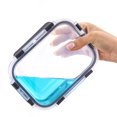 thumbnail image 2 of JoyFul by JoyJolt 24 Piece Glass Storage Containers with Leakproof Lids Set - Black, 2 of 9