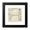 thumbnail image 2 of Walter Crane 12x12 Black Modern Framed Museum Art Print Titled - The Snake and the File, the Fox and the Crow (1908), 2 of 5