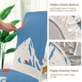 thumbnail image 5 of Yayeee 2 Pack Dining Chair Covers Stretch Parson Chairs Slipcovers Seat Protector, Snow Mountain, 5 of 6