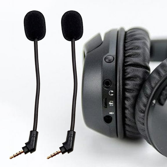 Cheers US 2Pcs Headphone Microphone Noise Reduction Detachable Flexible 3 5mm Headset MIC Replacement for Cloud Flight Flight S for Cloud Cloud