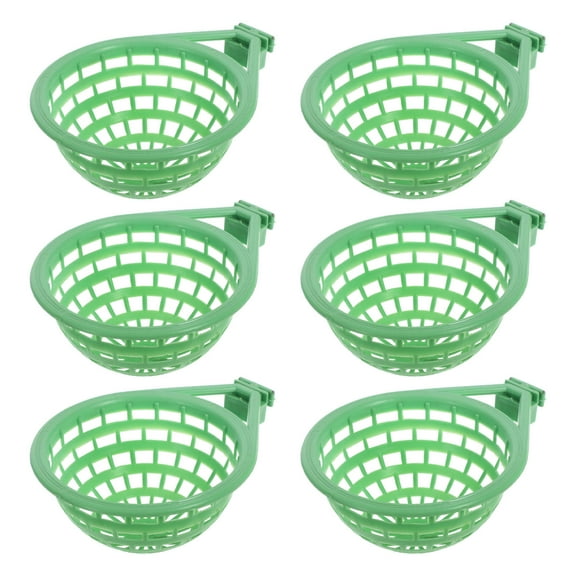 HEMOTON 6pcs Pigeon Bird Nesting Bowl Bird Hatching Bowls Plastic Nesting Bowls Pigeon Nesting And Bird Egg Nest For Cockatiels And Canaries