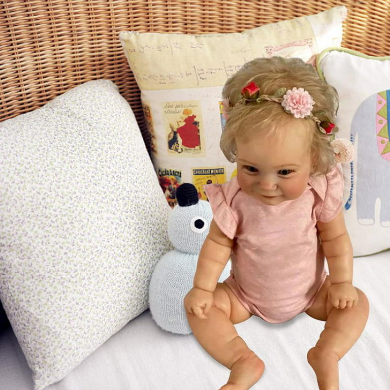 50/60CM Two Options Reborn Baby Doll Toddler Real Soft Touch