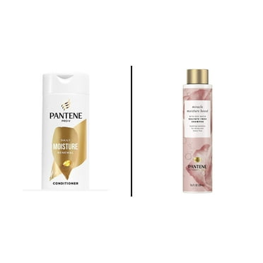 Pantene Moisture Renewal Conditioner 3.38 fl oz & Rose Water Shampoo 9.6 fl oz