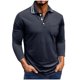 thumbnail image 2 of pstuiky manga larga para hombre, Cárdigan informal de manga larga con botones y bolsillo para hombre Tops de talla grande para hombre l, 2 of 7