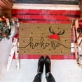 thumbnail image 2 of Festive Christmas Welcome Doormat with Holiday Greeting - Non- Indoor/Outdoor Entry Mat, Great Housewarming Gift for Seasonal Celebrations,D, 2 of 7