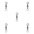 thumbnail image 2 of Greeniant Conectores giratorios de acero al carbono para pesca, 100 piezas, agua salada Flexible, anillo de 12-27mm, accesorios para anzuelos, tamaño Type2 NO2 Greeniant CBP581851, 2 of 4