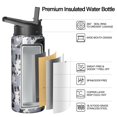 thumbnail image 2 of 18oz Vacuum Insulated Dog Design Dog Water Bottle for Mountain Camping Hiking Stainless Steel Leak Proof, 2 of 6