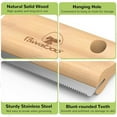 thumbnail image 3 of Pawaboo Deshedding Brush for Dogs & Cats, Dog Hair Removal Comb with Ergonomic Gripping, Wooden Grooming Shedding Brush for Short Hair Dogs and Cats, Hangable Pet Cleaning Comb Supplies, 3 of 8