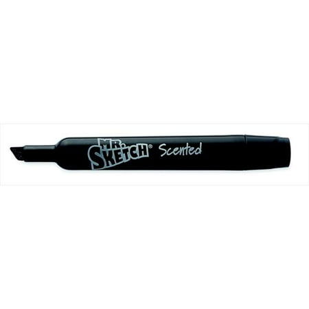 Mr Sketch 059523 Non Toxic Blueberry Watercolor Scented Marker Black