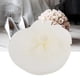 thumbnail image 4 of Sombrero Flor Cintas de malla Plumas en una diadema y un clip Ropa para la cabeza de fiesta Sombrero de copa (Beige), 4 of 9