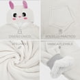 thumbnail image 4 of Manta con Capucha Portatil Gaon para Niño y Niña Oversize Suave Gris, 4 of 5