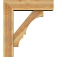thumbnail image 3 of Ekena Millwork 8"W x 30"D x 34"H Balboa Block Rough Sawn Bracket w/ Offset Brace, Western Red Cedar, 3 of 25