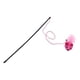 thumbnail image 5 of Juguete interactivo para gatos de 57 cm con cuerda y plumas para cachorros de interior. Rosado, 5 of 9
