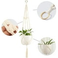 thumbnail image 2 of Colgador de plantas Maceta colgante para interiores, Soporte para plantas colgante hecho a mano para exteriores con borlas Sin canasta de cuentas Soporte Macetas para decoraciones Xemadio WMZL-38, 2 of 9