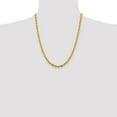 thumbnail image 4 of Primal Gold 10 Karat Yellow Gold 4.25mm Semi-solid Rope Chain, 4 of 4
