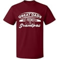 thumbnail image 2 of OXI T-Shirt - Dads Get Promoted To Grandpas, Basic Casual T-Shirt for Men's and Women Fleece T-Shirt Short Sleeve - Cardinal Red 3X-Large, 2 of 3
