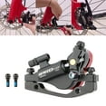 thumbnail image 3 of Bike Hydraulic Disc Brake Caliper Mechanical Powerful Cycling Brake Caliper Black CNC Line Pulling for Folding Bike Bike - Front clip, 3 of 10