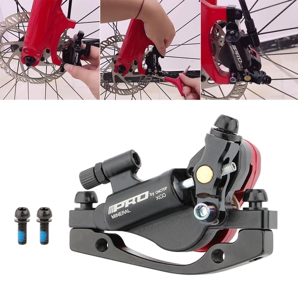 Bicicleta Línea de Herramientas de Aleación de Aluminio Gran Pistón de Pistón Bicicleta de Freno áulico Pinza de Freno de Cicli Clip frontal Soledad Calibradores de freno hidráulico