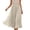 Beige, variant on Tulle Skirts for Women Elastic Waist Pleated Mesh A Line Flowy Midi Skirt Elegant Tutu Skirt