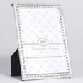 thumbnail image 4 of Lawrence Frames 4x6 Sarah Silver Metal Crystal Picture Frame, 4 of 4