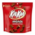thumbnail image 2 of Kit Kat Minis Unwrapped Milk Chocolate Wafer Candy, Bag 7.6 oz, 2 of 9