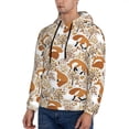 thumbnail image 3 of Sikiie Autumn Fox with Brown Plants Men's Hoodie, Essentials Hoodie, Sweatshirt, Pullover Hooded Sweatshirt for Men-X-Large, 3 of 7