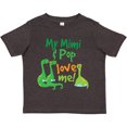 thumbnail image 3 of Inktastic Mimi and Pop Love Me Grandson Dinosaur Boys Toddler T-Shirt, 3 of 5
