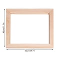 thumbnail image 2 of Cuadros de pared Marco de pintura artística Barras interiores de madera Marco de lienzo artístico para bricolaje, 45x45cm seitruly LF0074-26B, 2 of 6