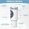 thumbnail image 6 of Lion In The Crown SVG（4） Personalized Insulated Tumbler with Handle 40OZ Custom Cups with Lid and Straw Double-Vacuum-Sealed For Hot/Cold Beverages Gifts for Women & Men, 6 of 9