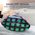 thumbnail image 4 of Yayeee Pillowcase King Size Set of 2 Satin Wrinkle Resistant Pillow Case, Pink Block Pattern, 4 of 8