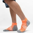 thumbnail image 4 of Calcetín de compresión de tobillo para hombres y mujeres, 4 pares, calcetín de compresión de corte bajo para correr con soporte de tobillo, 4 of 6