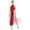 Burgundy, variant on Womens Modern Lyrical Dance Dress Sparkly Halter Sleeveless Mesh Slit Hem Leotard Contemporary Dancewear Green XXL