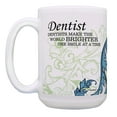 thumbnail image 2 of ThisWear Dentist Cup Set Make the World Brighter Dentist Mugs 2 Pack Gift 15oz Coffee Mugs Floral, 2 of 4