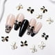 thumbnail image 5 of Adornos 3D para uñas con forma de lazo, 30 piezas de gemas de perlas con nudo de lazo para decoración de uñas, tachuelas de aleación de metal para manualidades de joyería y teléfono móvil., 5 of 6