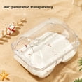 thumbnail image 3 of D-GROEE Pet Hamsters Bathroom Car Shape Hamster Toilet Cage Transparent Hamster Bathroom Box Anti-splash Hamster Sand Bath Guinea Pig Cage Hamster Accessories, 3 of 8