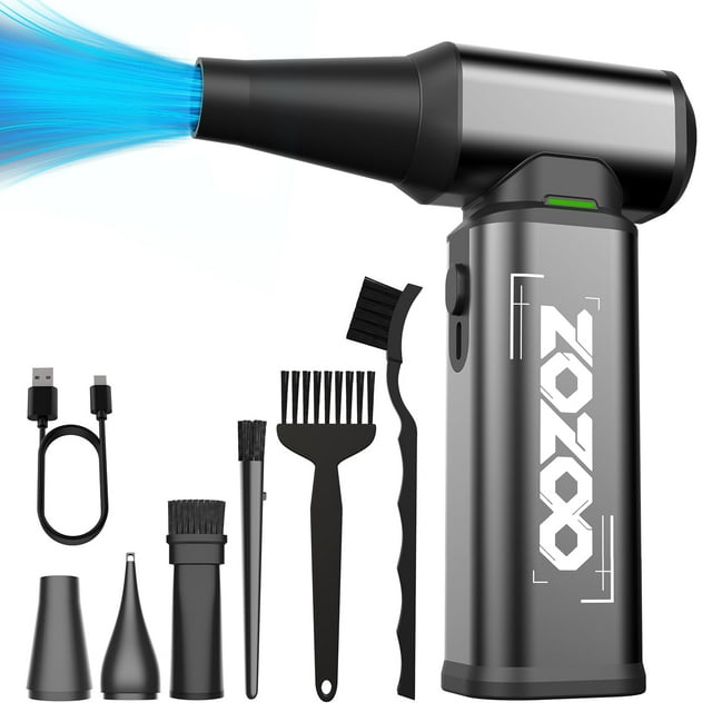 Soplador de aire comprimido ZOZOO 180000RPM inalámbrico con luz LED