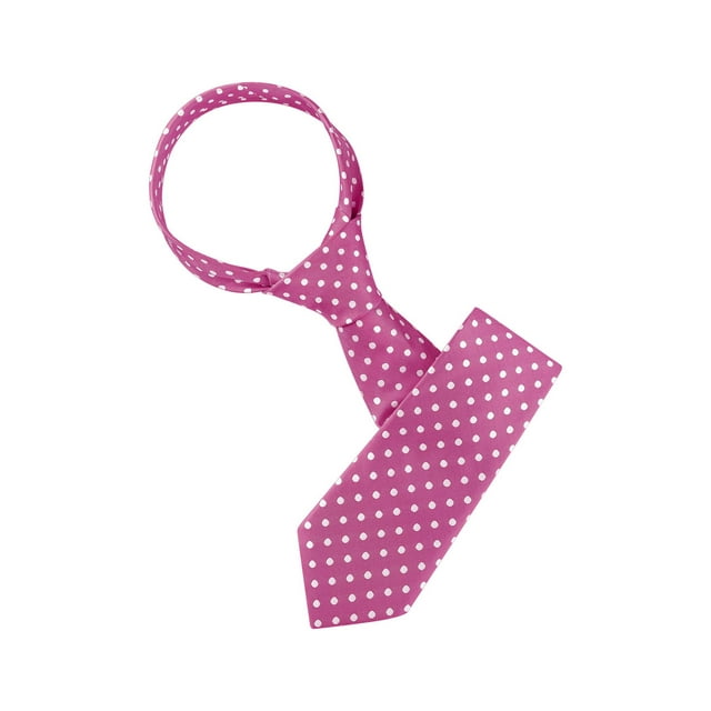 INSPIRE CHIC Cravate Grand à Pois à Nouer Soi-Même pour Homme Formelle Décontractée Rose Rouge Taille Unique
