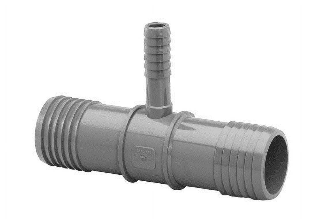 20-Pack 1 Inch PVC Tee Fittings - Schedule 40 SOC X SOC X FIPT White Plumbing Connectors