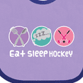 thumbnail image 4 of Inktastic Field Hockey Sports Team Coach Girls Baby Bib, 4 of 4
