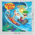 thumbnail image 2 of Phineas And Ferb Tapestry Wall Hanging Wall Art Decor Wall Tapestry for Living Room Bedroom Dorm 60"x60", 2 of 8