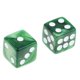thumbnail image 4 of 50 Uds Dados Acrílicos de Seis Lados D6 Juego Verde Zulema, 4 of 8