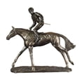 thumbnail image 4 of Adornos de figuras de montar a caballo individuales, escultura de vaquero a caballo, estante de escritorio, escultura de figura europea coleccionable,, 4 of 9