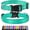 Turquoise, variant on Minzimin 1Pcs Reflective Dog Collar, Sturdy Nylon Collars for Puppy and Extra Small Girl and Boy Dogs, Adjustable Dog Collar with Quick Release Buckle