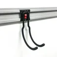 thumbnail image 3 of Hyper Tough Quick Release 6-inch U Hook, Wall Mount, Snap Rail System, Organizer Rail, 3 of 6