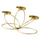 thumbnail image 5 of Candelabro de hierro forjado, portavelas decorativo, ligero y práctico para mesa. Dorado, 5 of 9