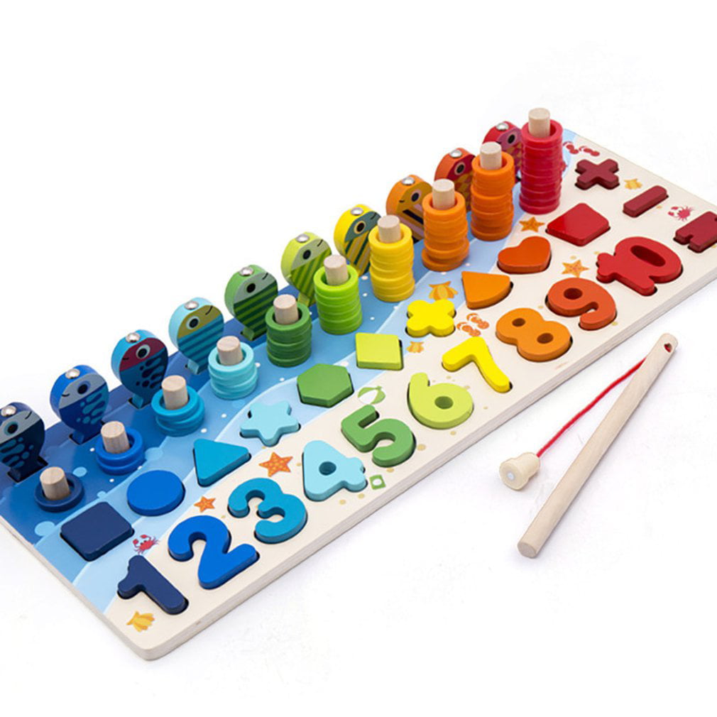 Kids Busy Board Math Preschool Montessori Educational Wooden Toys For Children 