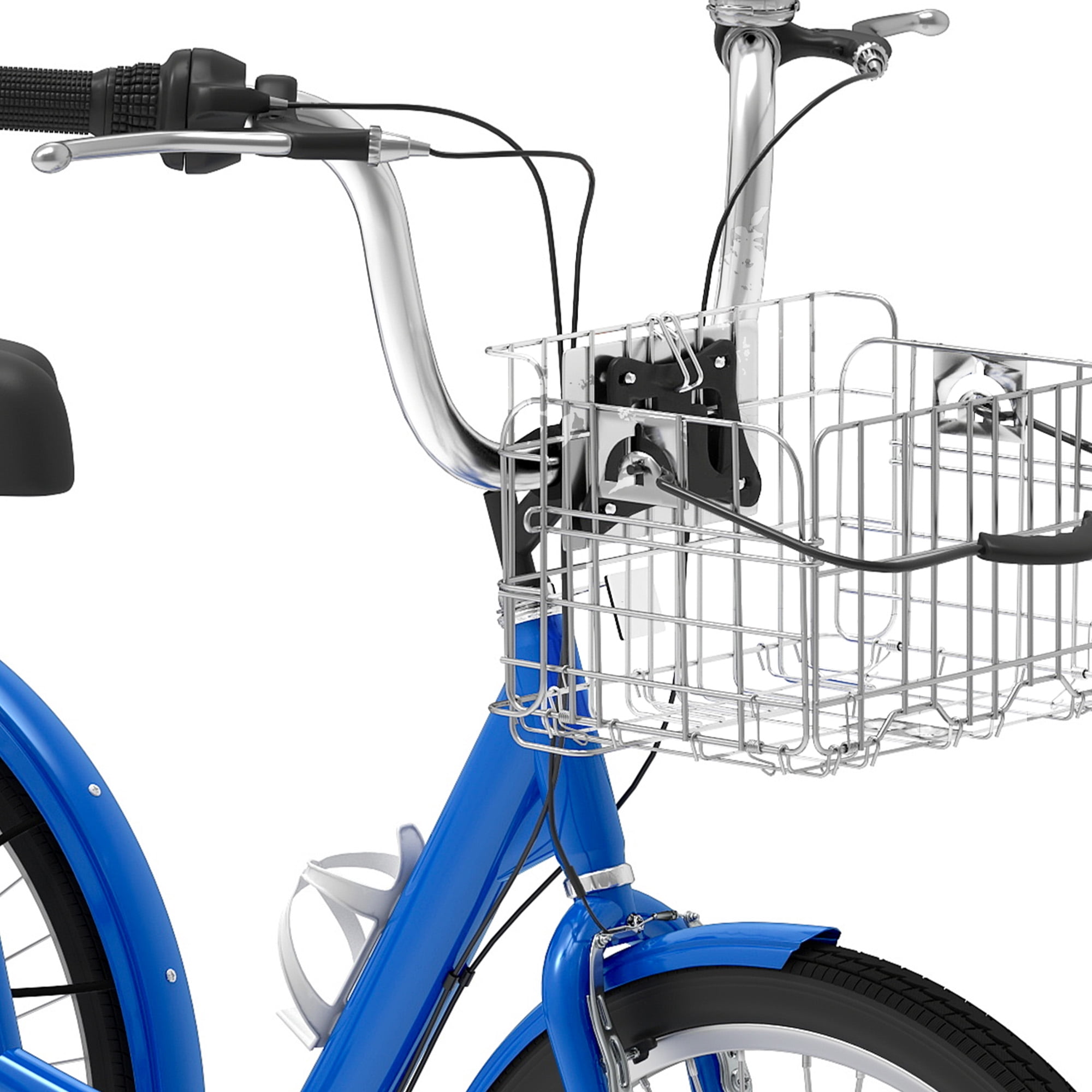 Uforic Sturdy Tricycle Three Wheel Bike Outdoor Adult Blue (One Piece)