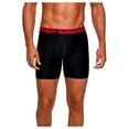 thumbnail image 3 of Under Armour Men's Original Series 2-Pack Boxerjock Boxer Briefs 1282508 BLK/BLK, 3 of 11