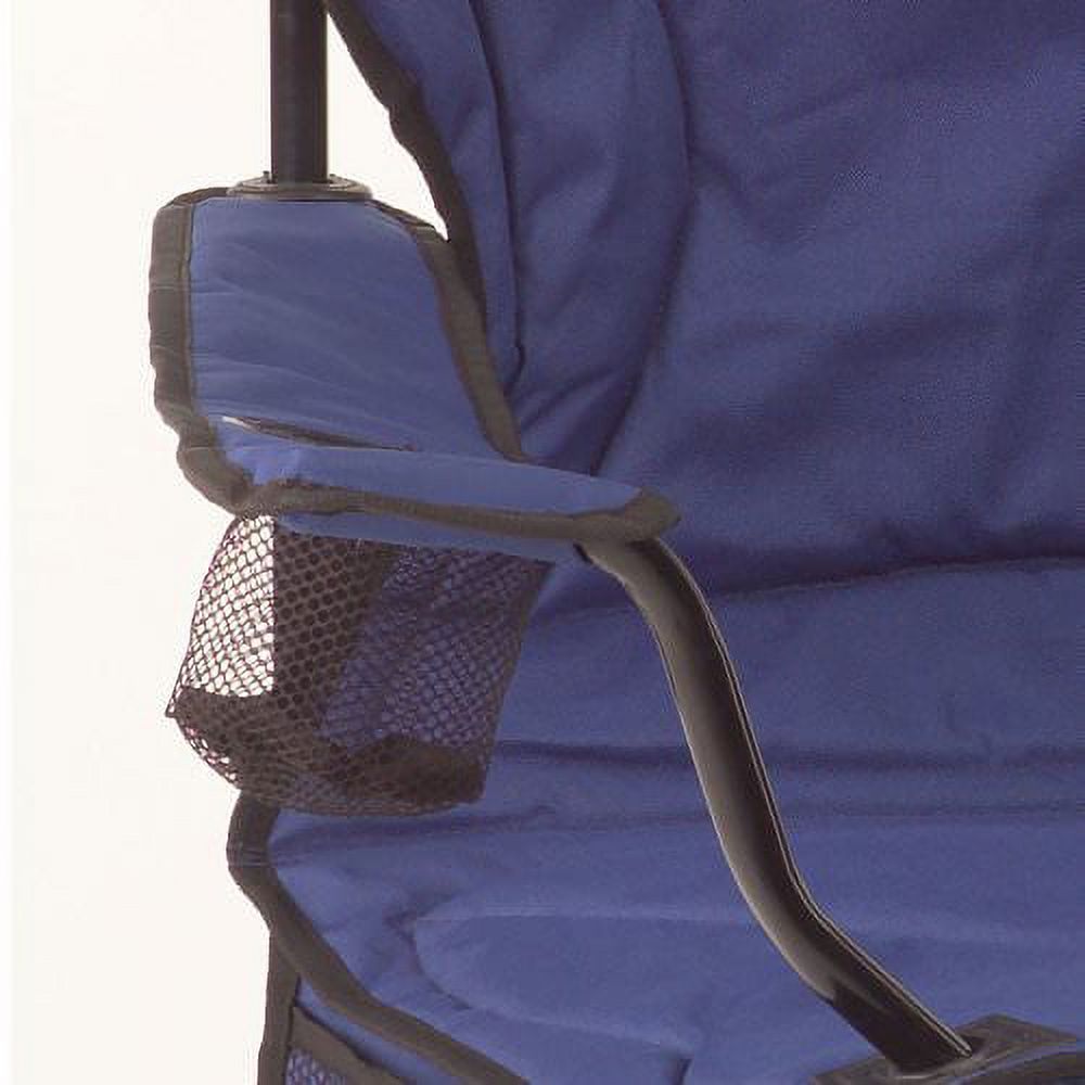 Coleman Adult Camping Chair with Built-In 4-Can Cooler, Blue - image 3 of 5
